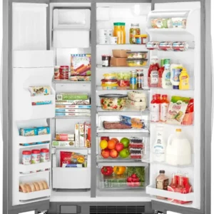 Whirlpool - 21.4 Cu. Ft. Side-by-Side Refrigerator