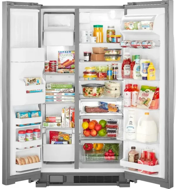 Whirlpool - 21.4 Cu. Ft. Side-by-Side Refrigerator