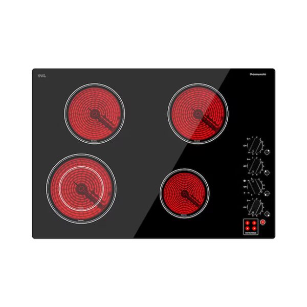Thermomate 30" Electric Cooktop - 4 Burners, Knob Control (New, Openbox)
