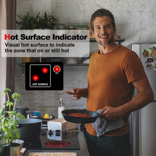 Thermomate 30" Electric Cooktop - 4 Burners, Knob Control (New, Openbox) - Image 3