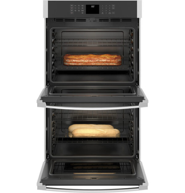 GE 30" Smart Double Wall Oven w/ Steam Clean & Never-Scrub Racks
