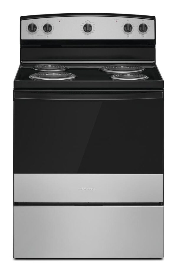 Amana 30" 4.8 cu.ft. Stainless Steel Electric Range - Image 3