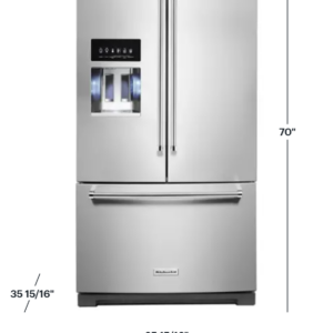 KitchenAid - 27 Cu. Ft. French Door Refrigerator