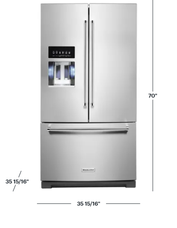 KitchenAid - 27 Cu. Ft. French Door Refrigerator