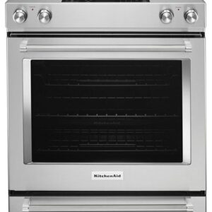 KitchenAid 30" Slide-In Electric Range w/ Baking Drawer & True Convection