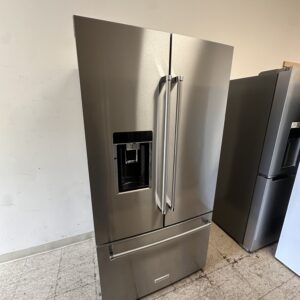 IMG_4201 KitchenAid Counter-Depth 23.8-cu ft 3 -Door 36-in Wide French Door Refrigerator with Ice Maker with Water and Ice Dispenser